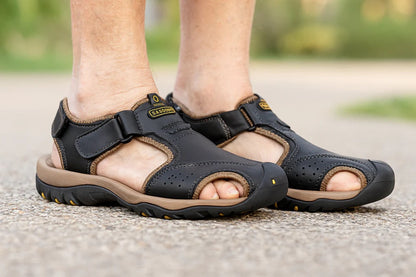 Ergonomic Orthopaedic Men's Sandals for Pain Relief - FlexStep