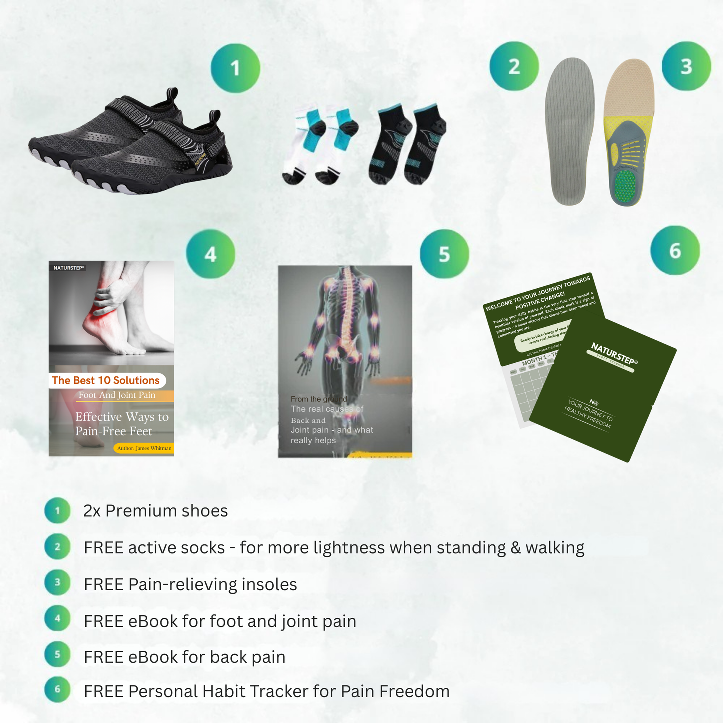 Ergonomic Barefoot Shoe with Velcro Strap - EcoStep ComfortWalk