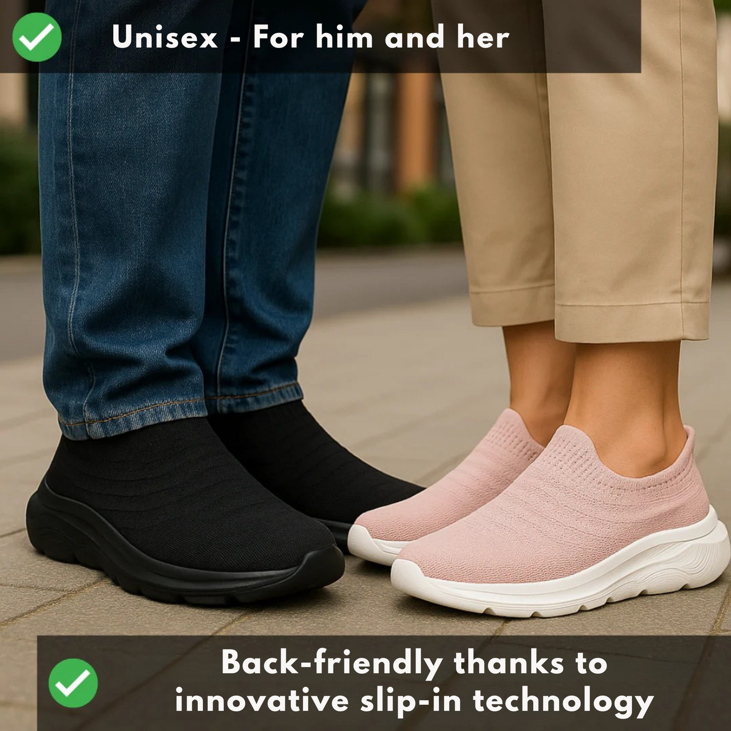 Everyday Hands-Free Slip In Shoe – OrthoSlip Unisex