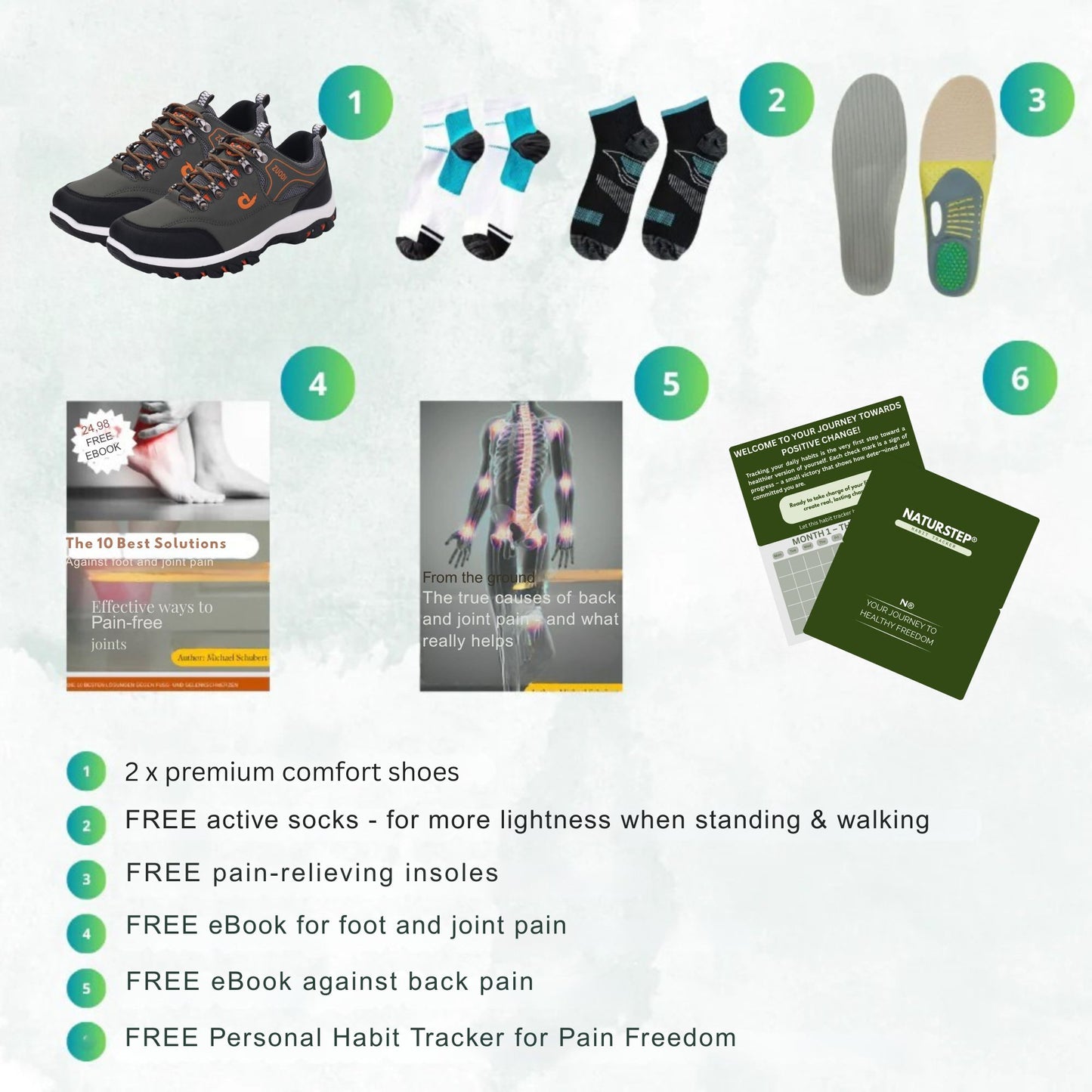 Orthopaedic Running & Hiking Shoe - OrthoQuest - Unisex