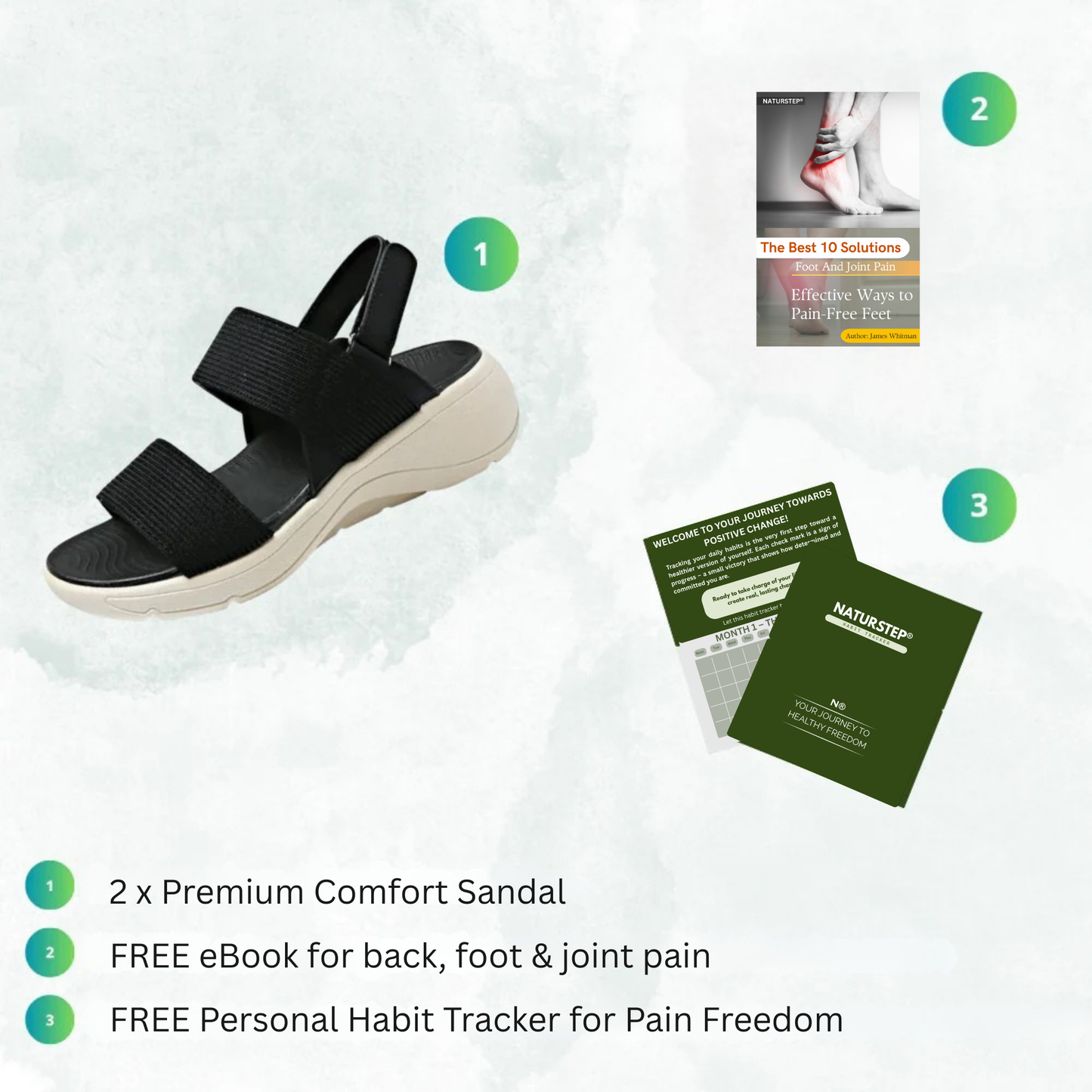 Ergonomic Orthopedic Women's Sandals for Pain Relief – SoftWalk