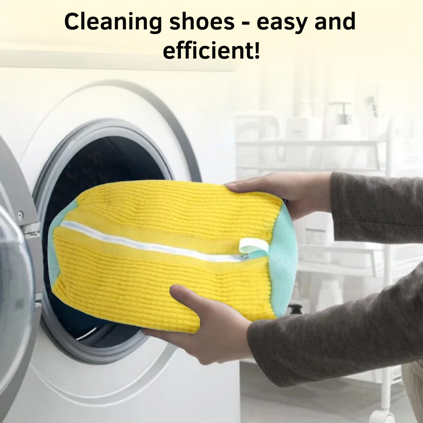 Gentle Shoe Cleaning Bag for Washing Machine – ShoeRein Pro