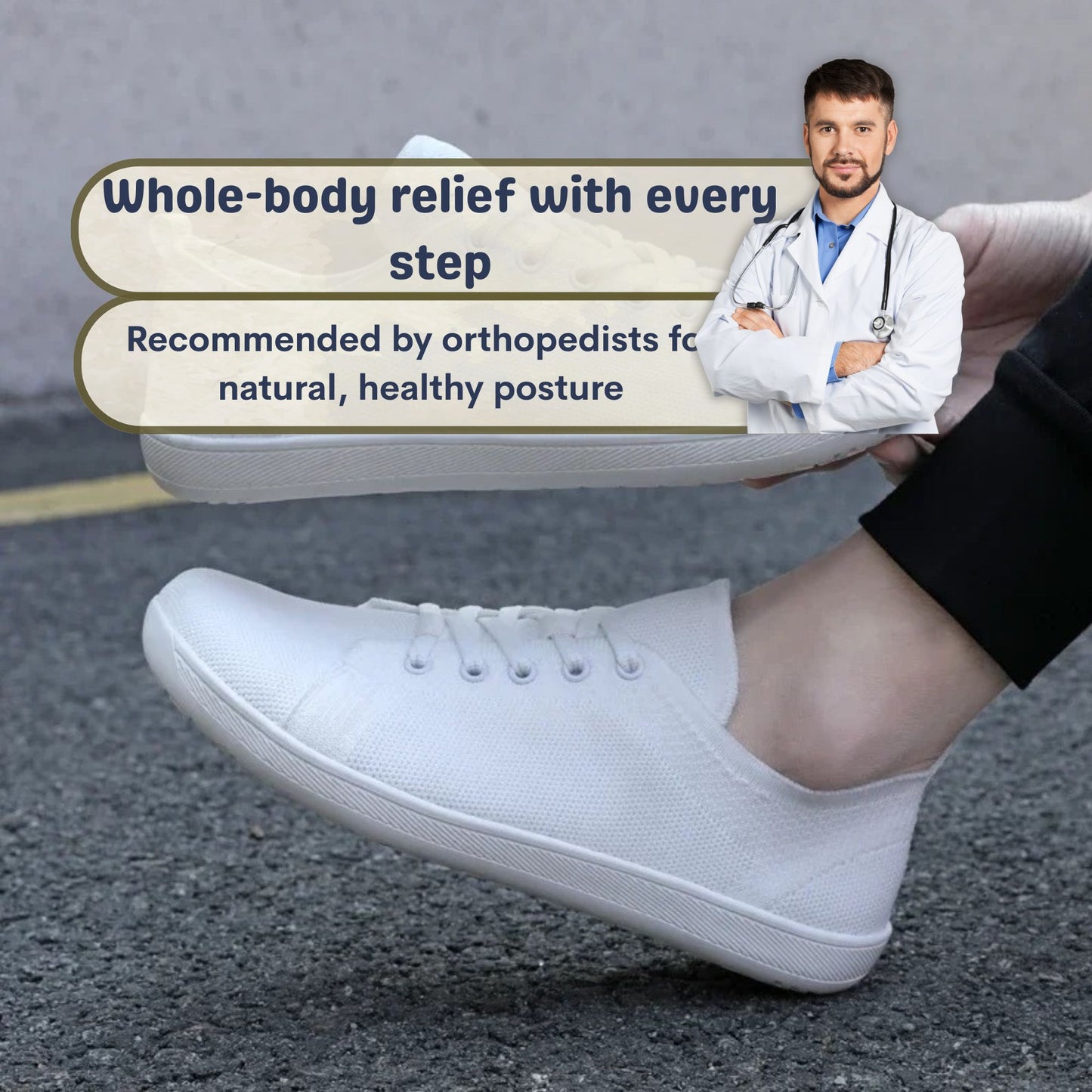 Ergonomic Barefoot Sneaker - OrthoCare