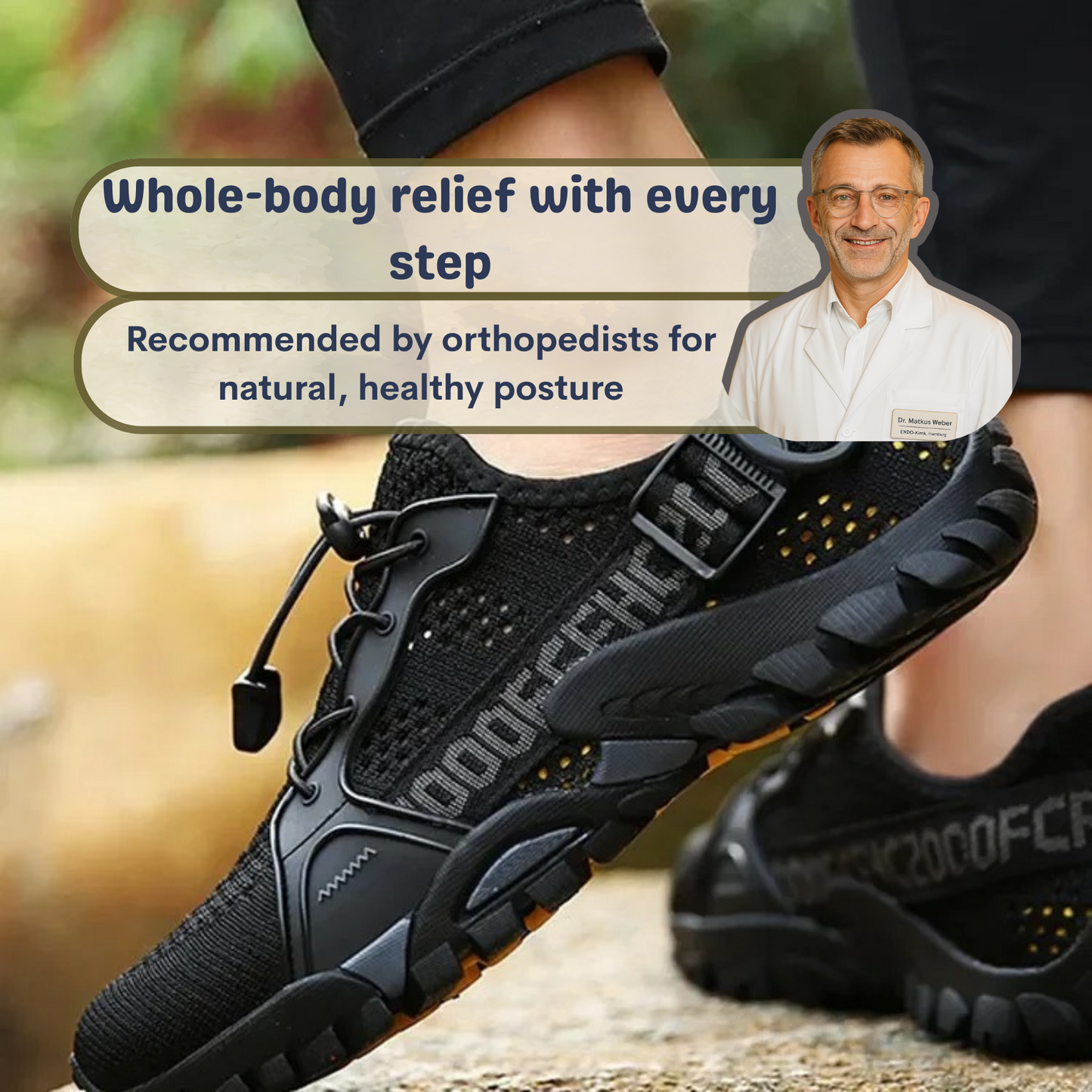 Orthopaedic Running & Hiking Shoe - WildWalker