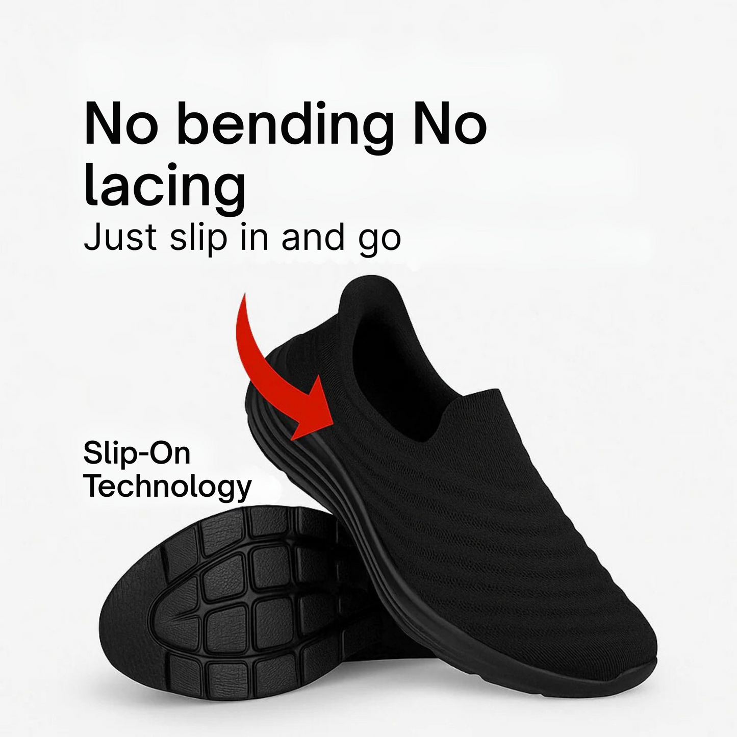 Everyday Hands-Free Slip In Shoe – OrthoSlip Unisex