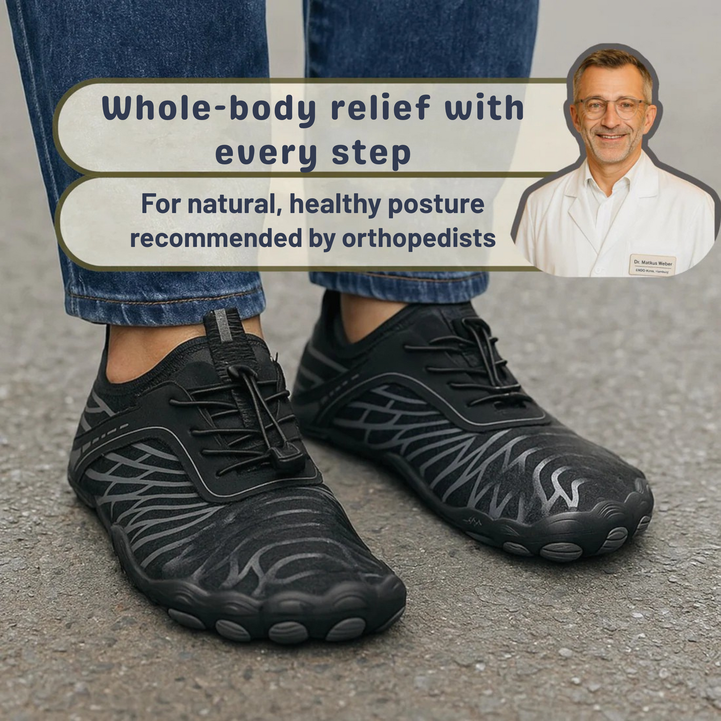 Healthy & Comfortable Barefoot Shoes - PureStep (Unisex)