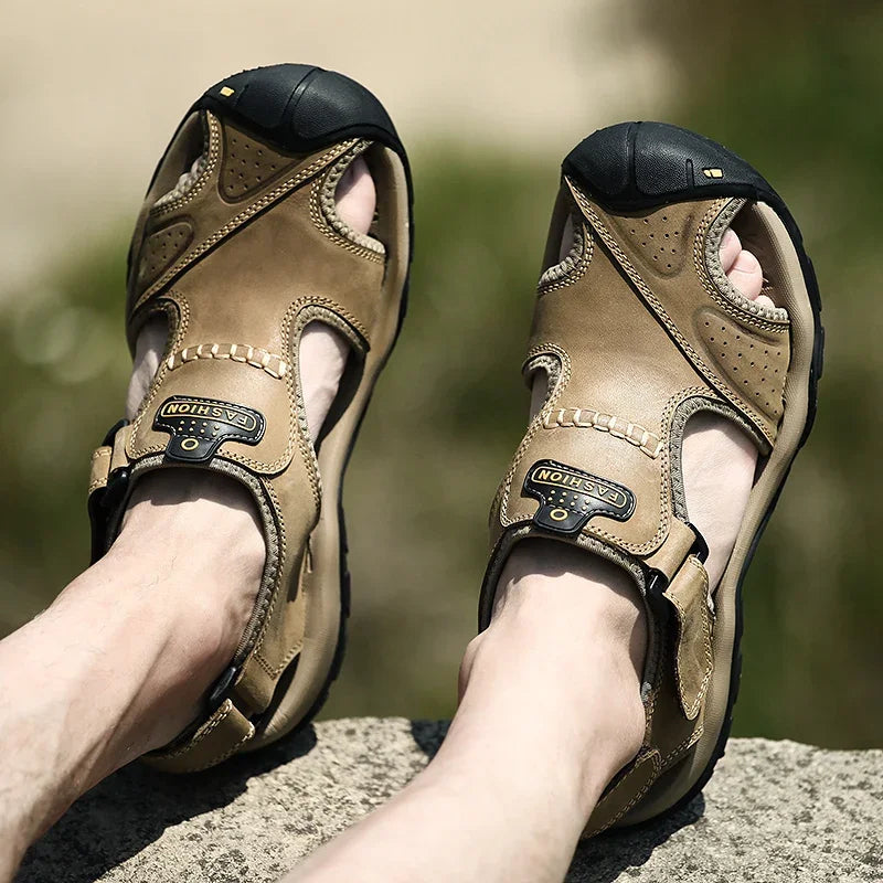 Ergonomic Orthopaedic Men's Sandals for Pain Relief - FlexStep