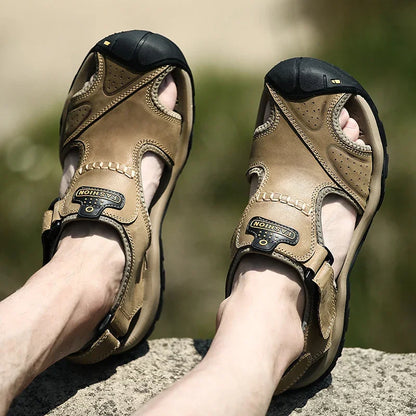 Ergonomic Orthopaedic Men's Sandals for Pain Relief - FlexStep